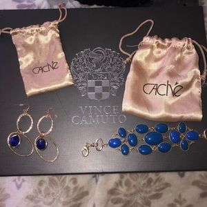 Cache jewelry blue gold